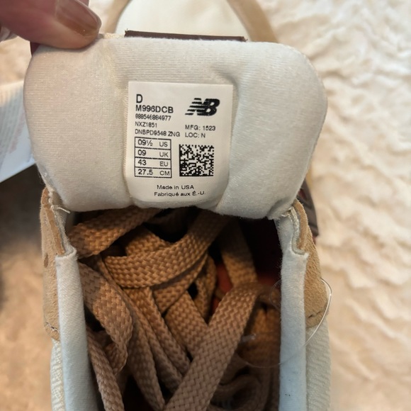 New Balance 996 'Horween Leather Tan' M996DCB Mens 9.5 Wmn 11 NWT - Picture 8 of 12